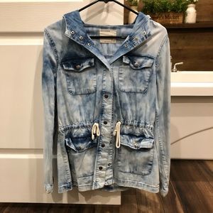 washed denim jacket